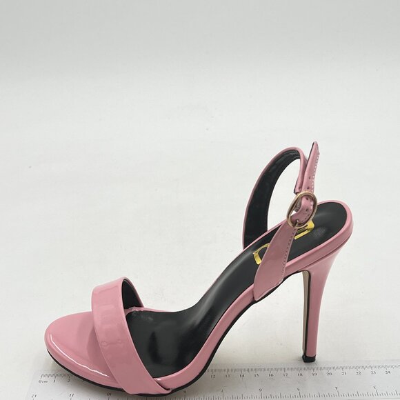 FSJ Light Pink Sexy High Heel Sandal Back Strap Slingback Open Toe Evening Shoes - Picture 2 of 8